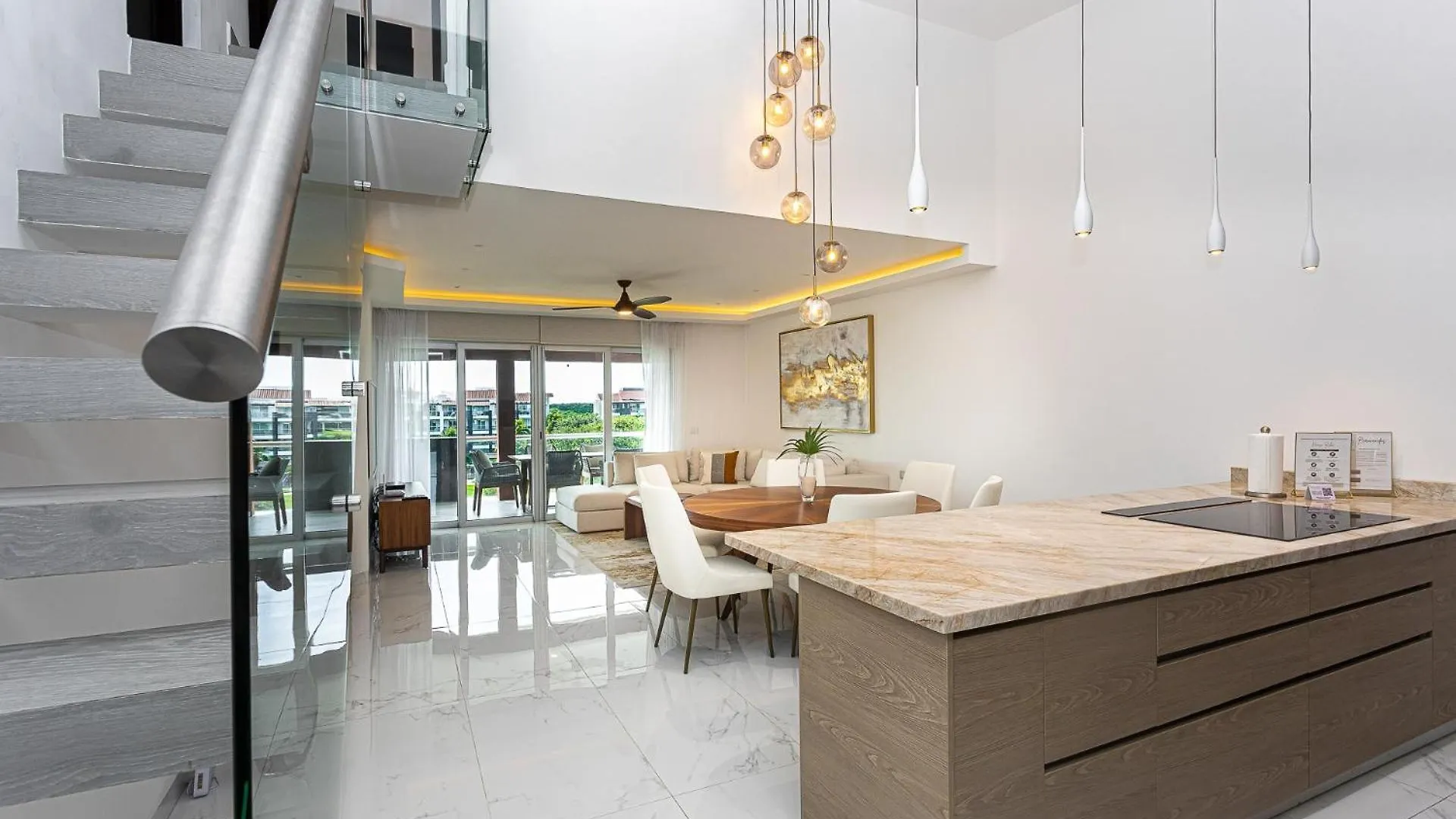 Casa Diva Stunning Ph Ocean View 2 Bedroom & Office At Mareazul Apts Playa del Carmen Apartment